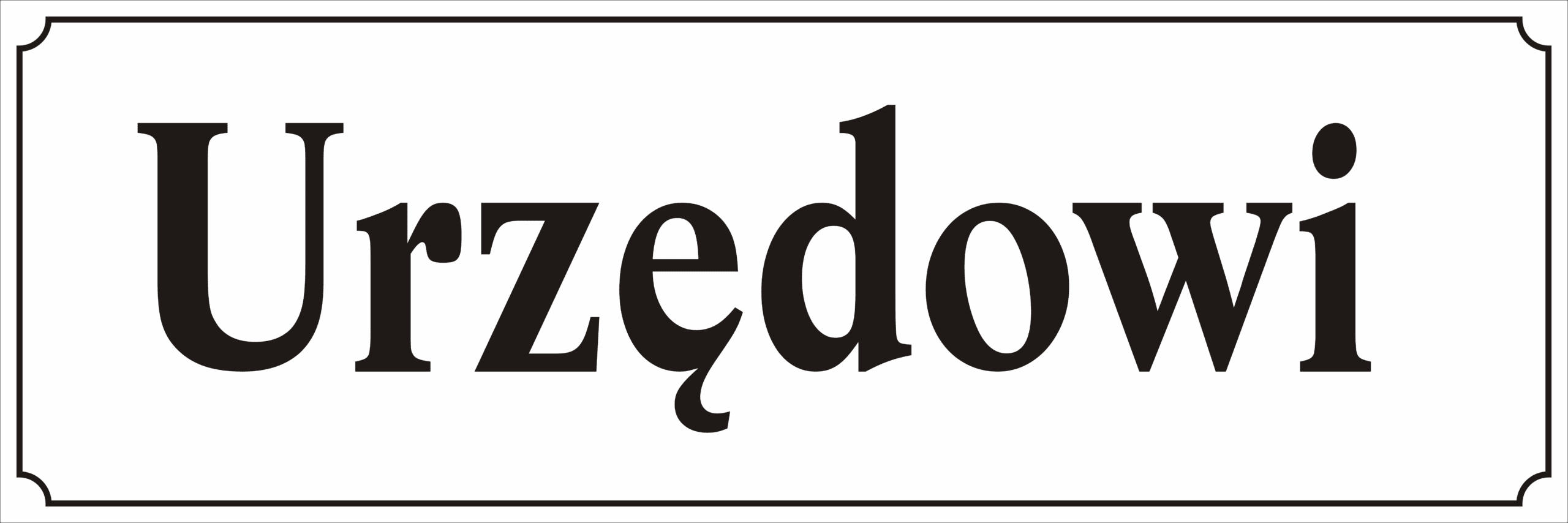 Urzędowi Tablice urzędowe