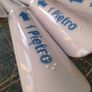 Tabliczki poręczowe Braille'a - PMMA