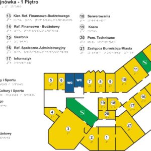 Tablica Tyflograficzna - wewnętrzna